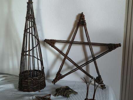 Stage de vannerie : Sapin de table en osier