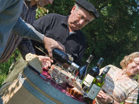 Trésor Gourmand : Dégustation dans les vignes