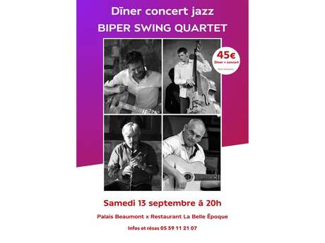 Soirée Jazz avec Biper Swing Quartet
