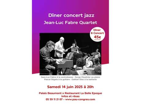 Soirée Jazz avec Jean-Luc Fabre Quartet