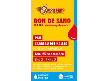Don de sang aux Halles