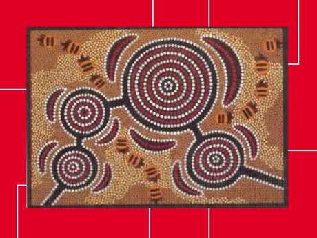 Micro-atelier : Le “Dot painting” un art aborigène Micro-atelier : Le “Dot painting” un art aborigène