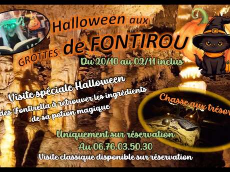 Halloween aux grottes de Fontirou