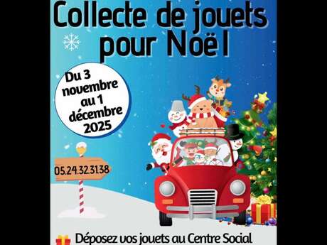 Collecte de jouets pour Noël