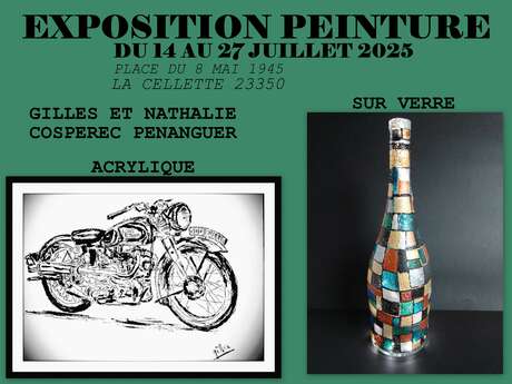 Exposition peinture Giles et Nathalie COSPEREC PANAUGUER