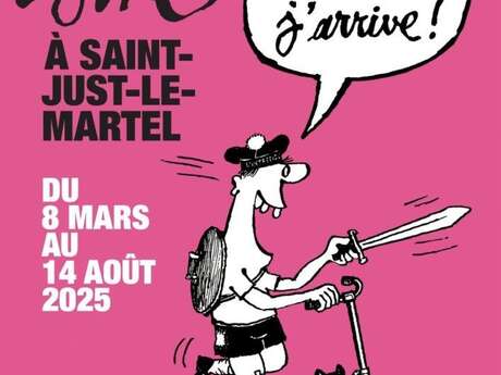 Exposition - Attention J’arrive dessins de Siné - Saint Just le Martel