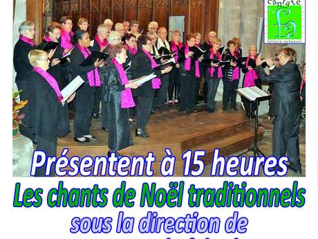Les choristes de la Cantate en fa présentent les chants traditionnels de Noël