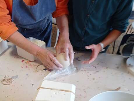 Visite-atelier - Fabriquez votre boule de Noël avec l'artiste Anne Merlet