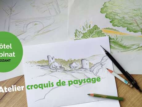 La balade croquis - Initiation croquis de paysage en plein air