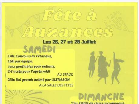 Fête à Auzances