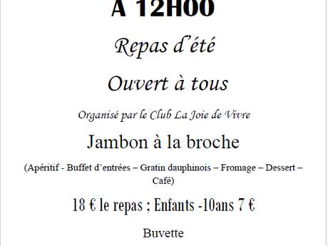 Repas d'été