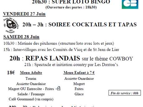 Fêtes Patronales d'Onard