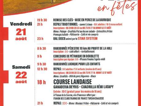Fêtes locales