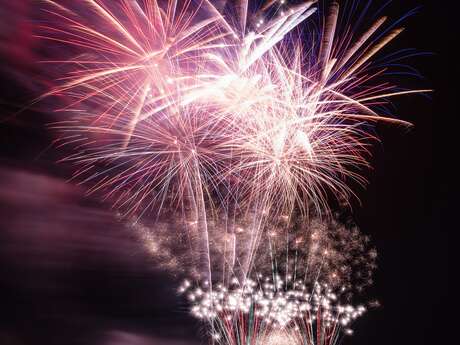 Feu d'artifice de Noël