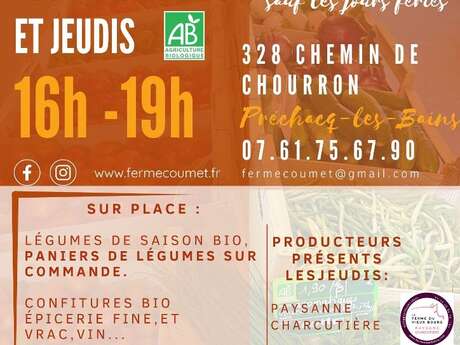 Marché vente à la ferme