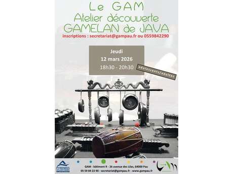 Atelier découverte GAMELAN