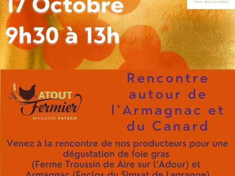Rencontre autour de l'Armagnac et du Canard