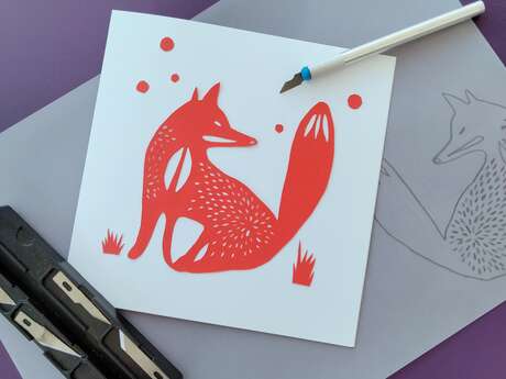 Atelier créatif - Cartes découpées