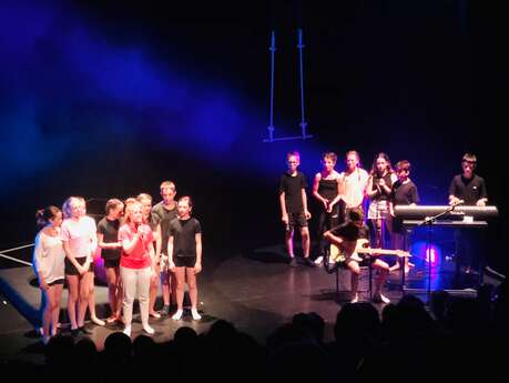 Spectacle de la classe cirque du collège de Nexon
