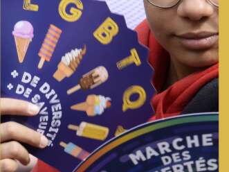 Expo photos, la marche des Fiertés à l'Escalier