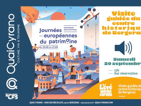 Journées Européennes du Patrimoine : visite guidée du centre historique de Bergerac