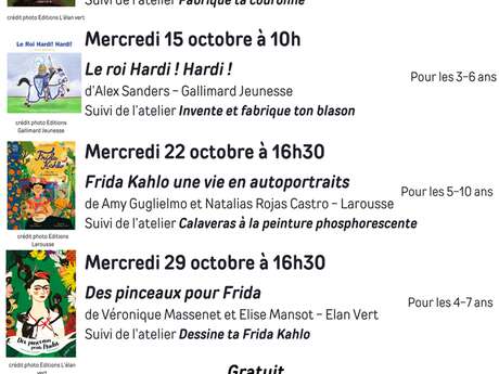 MICRO-FOLIE GUÉRET: l'art ça conte - des pinceaux pour Frida MICRO-FOLIE GUÉRET: l'art ça conte - des pinceaux pour Frida