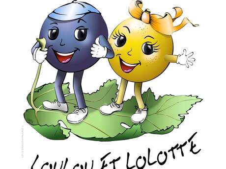 Jeu pour enfants dans les vignes Loulou et Lolotte