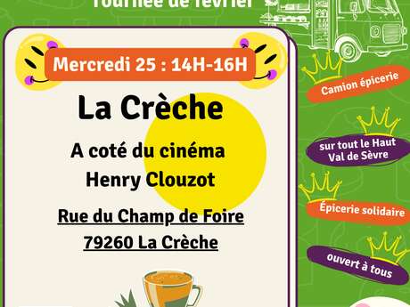 Epicerie du Val : tournée de février La crèche