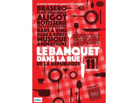 Le Banquet dans la rue de la république