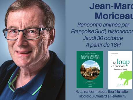 Jean-Marc MORICEAU : rencontre animée par Françoise SUDI