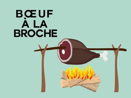 Bœuf à la broche