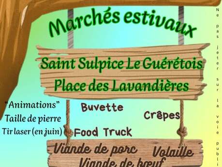 Marché estivaux