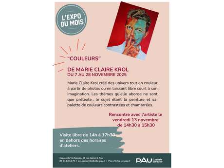 Exposition: "Couleurs" de Marie-Claire Krol
