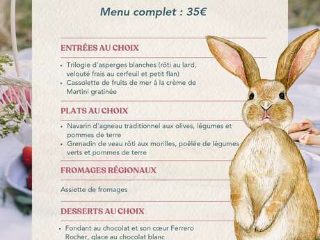Menu de la Saint-valentin