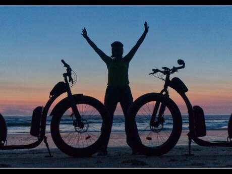 Balade au coucher du soleil en Tchanquaroue