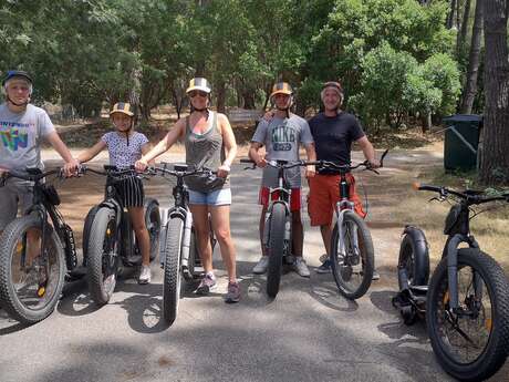 Balade au Coucher du soleil sur la plage en Tchanquaroue (Trottinette électrique Fat Bike)