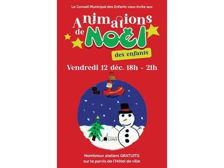 Animations de Noël des enfants