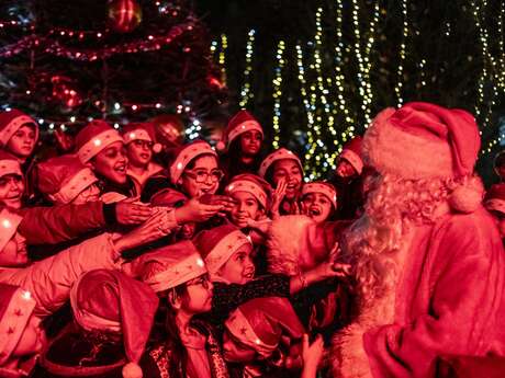 Noël à Pau - Inauguration du village de Noël Place Royale