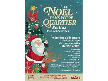 Noël à Pau : Quartier Berlioz