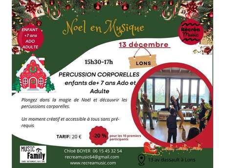 Percussions Corporelles de Noel
