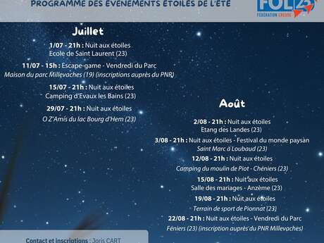 Nuits aux étoiles