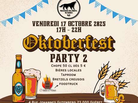 Oktoberfest party 2 à la Brasserie des Monts de Guéret !