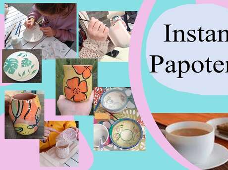 Instants papoterie : poterie créative