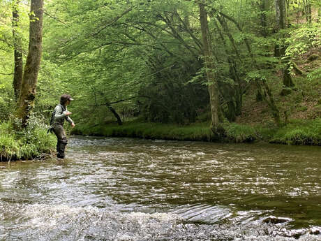 Parcours de pêche sur la Combade de Saint Denis des Murs