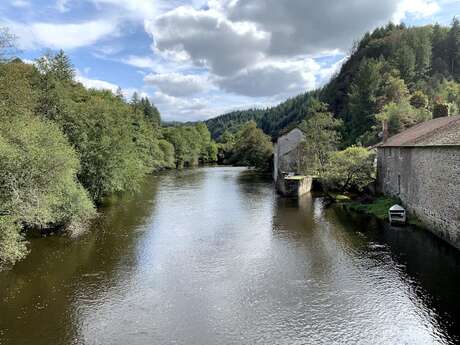 Parcours de pêche à la mouche sur la Vienne du Moulin de l'Artige