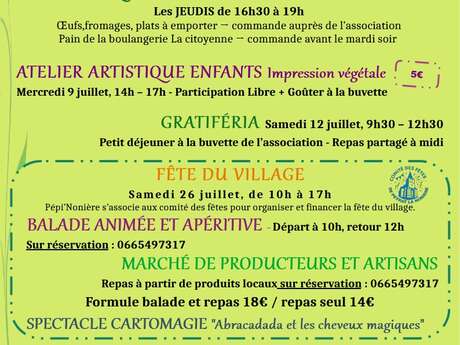Pépi'Nonière : FETE DU VILLAGE