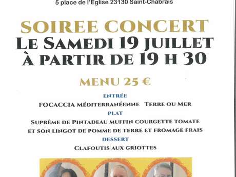 SOIREE CONCERT AU POIVR&SEL