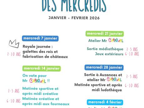 L'accueil de Loisir Micado :Royale journée, galettes des rois et fabrication château pour les 3-10 ans