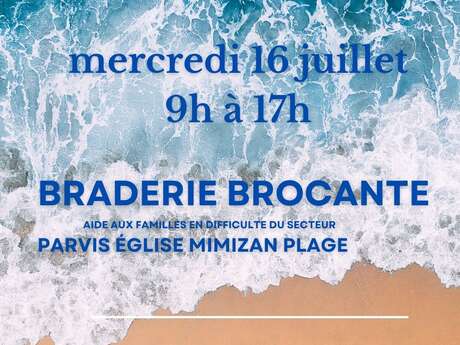 Brocante braderie secours catholique