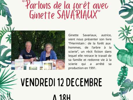 Rencontre d'auteur - Ginette SAVARIAUX